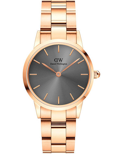 Daniel Wellington Iconic Link Grey Rose Gold DW00100336